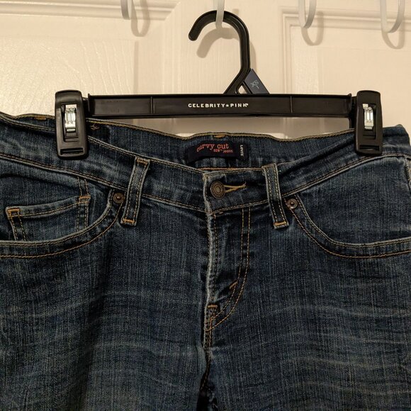 Levi's curvy cut 528 jeans size 7 low rise - Picture 4 of 10